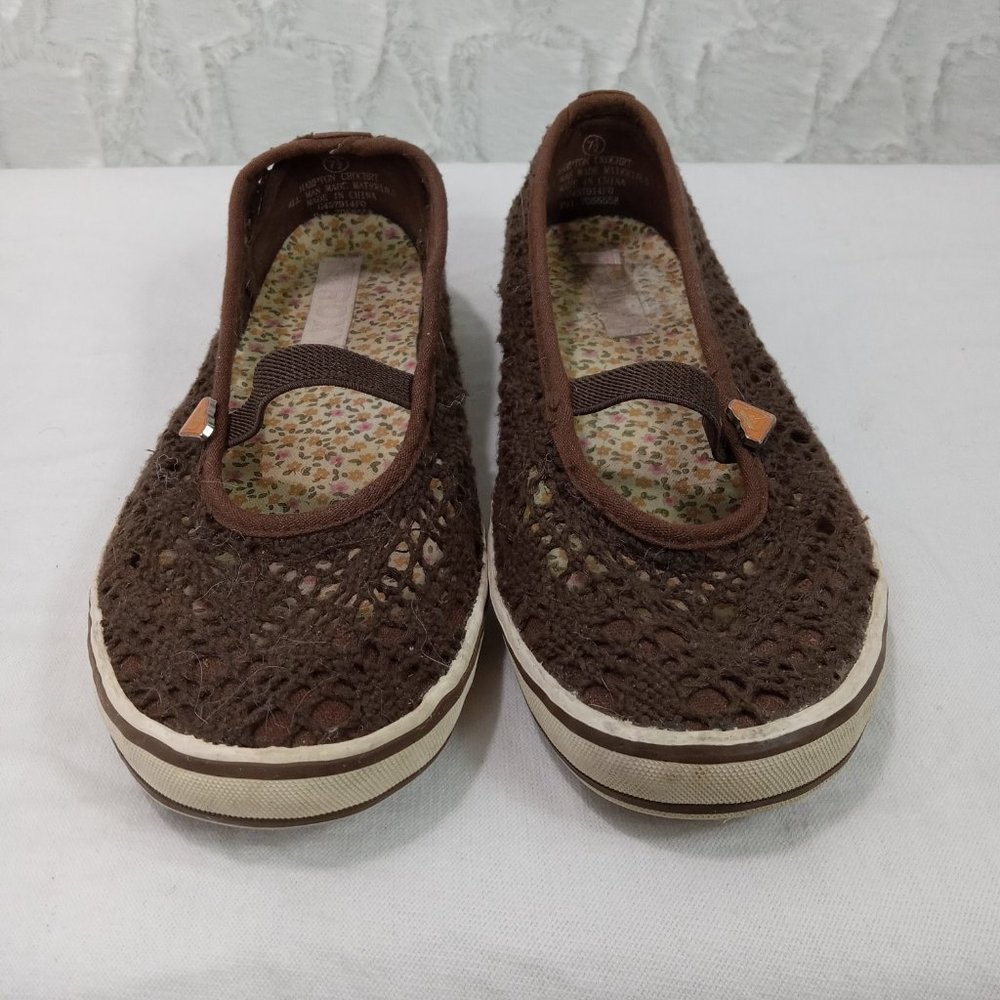 ROXY Hampton Crochet Women's Slip On Shoes Size 7.5